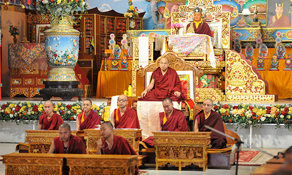 The Eighteenth Kagyu Gunchö is Under Way